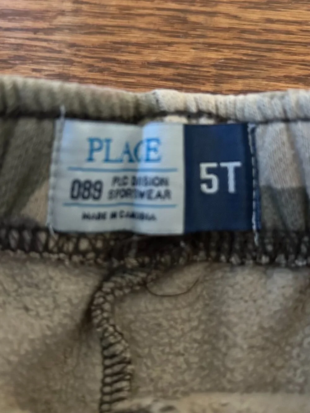The Children's Place Camo Sweatpants Boys Size 5T